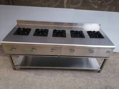 Commercial Pakistani Cooking Range – Stainless Steel Gas Range |