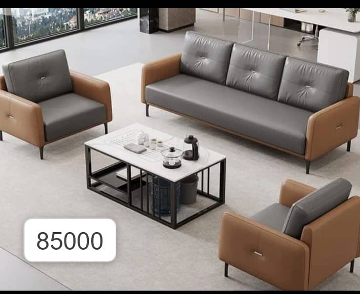 Five seater sofa set-Six seater sofa-Leather sofa-Imported sofa- Sofa 4