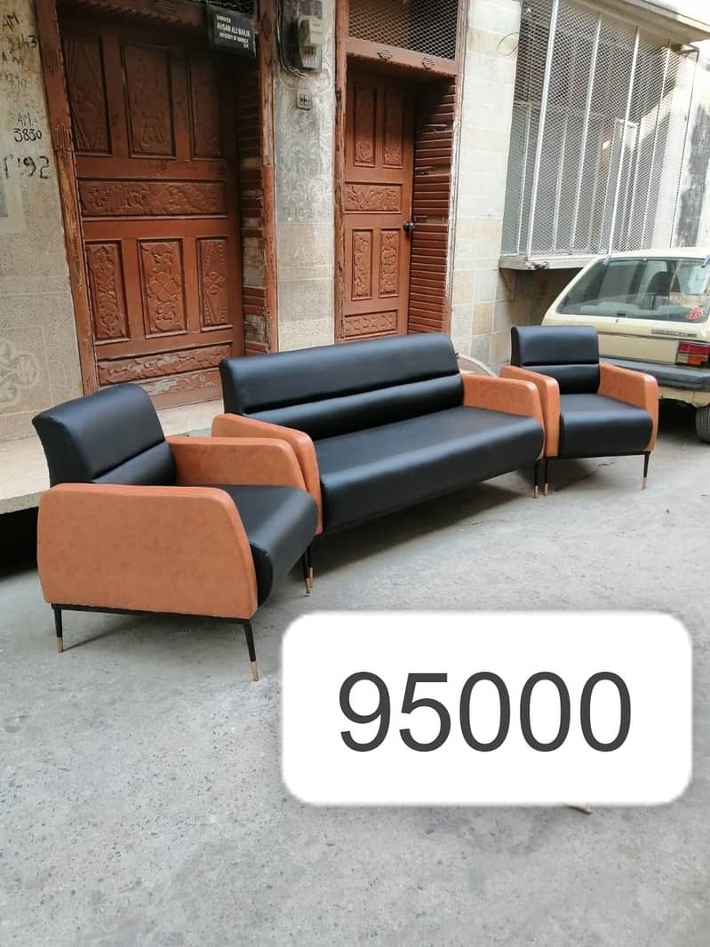 Five seater sofa set-Six seater sofa-Leather sofa-Imported sofa- Sofa 12