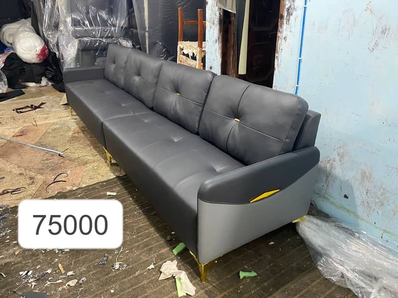 Five seater sofa set-Six seater sofa-Leather sofa-Imported sofa- Sofa 17