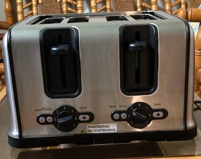 cookworks signature 4 slice brand new toaster