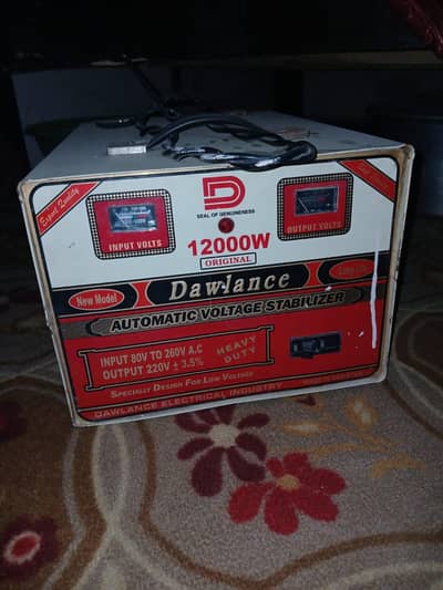 12000 W Dawlance Stablizer in Silver