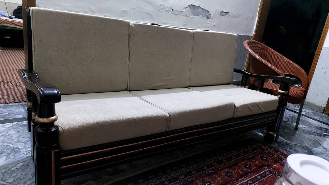 Solid Wood Sofa Sets 4
