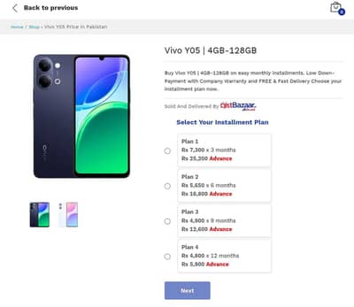 Samsung  infinix Tecno Vivo itel in easy installment