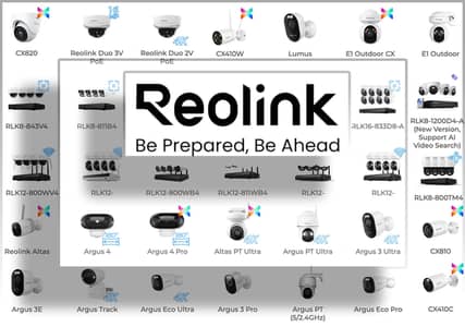 All reolink CCTV camers  Avaliable indoor, outdoor & installation