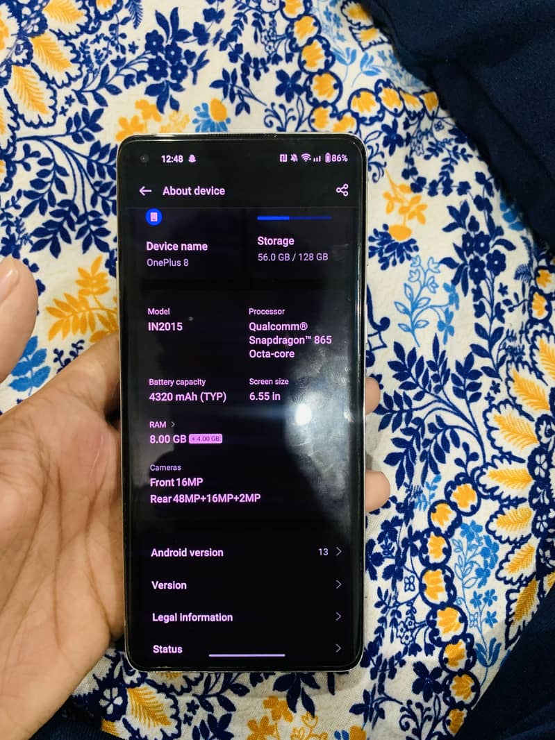 One Plus 8 4