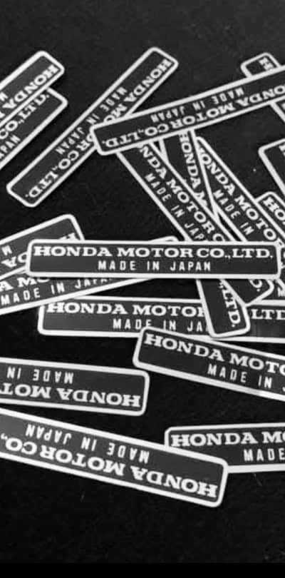 Honda Made in Japan Sticker Original Hai One Piece