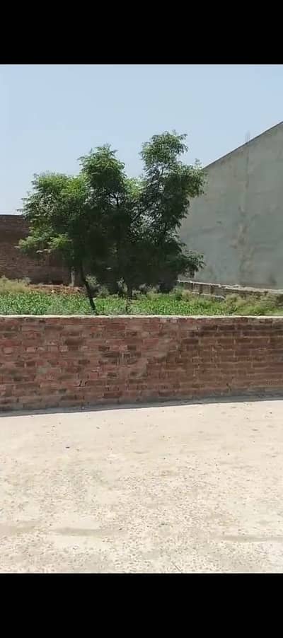 22 marla corner plot for sale in aiman abad road hundal Sialkot