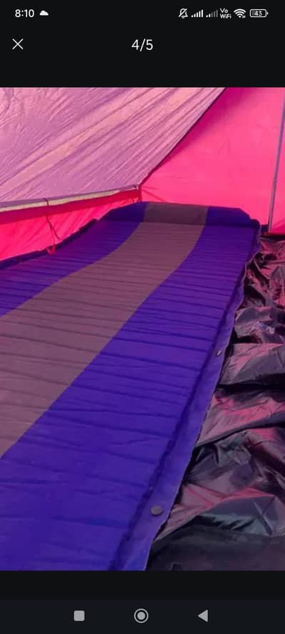 self inflatable air matress