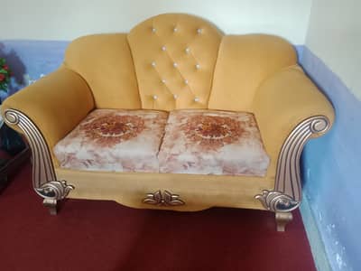 2+2+1 Sofa set.           Used but in New condition