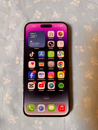 Apple iPhone 14 Pro Max 512GB Dual Esim PTA APPROVED made in USA