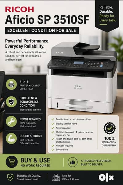 Ricoh Aficio SP 3510SF Excellent Condition for Sale