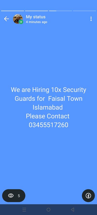 Security Supervisor and Security Guards
