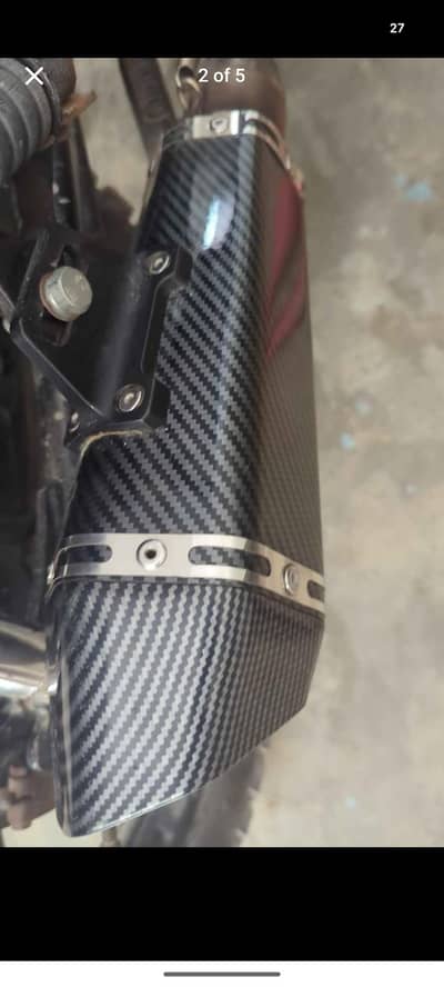 ybr fitted Acraporvic shark exhaust for sell