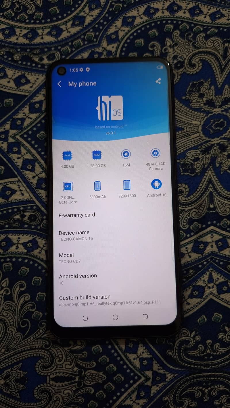 Tecno CAMON 15 7