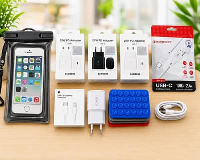 Mobile Accessories | Samsung 25W Fast charger | usb-c cable  |