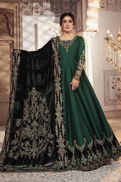 Maria b unstitched dress without shawal