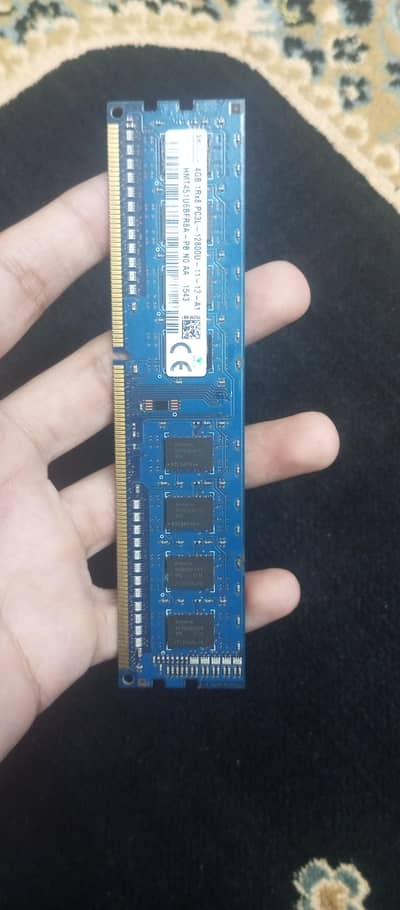 SK HYNIX 4GB DDR3 1600MHZ DESKTOP RAM-TESTED-QUETTA