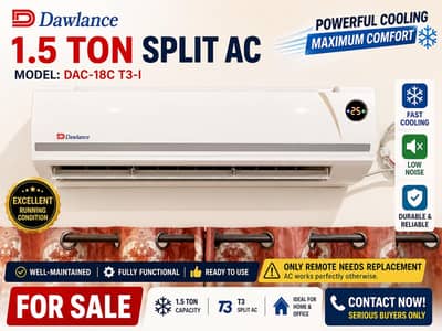 Dawlance 1.5 Ton Split AC (Model: DAC-18C T3-I) – For Sale