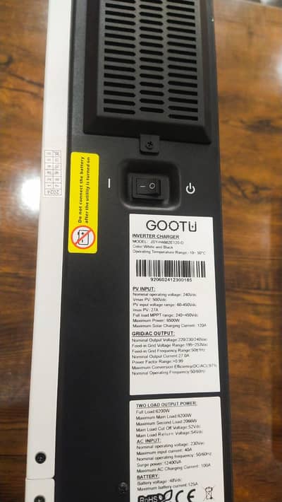Gootu hybird solar inverter