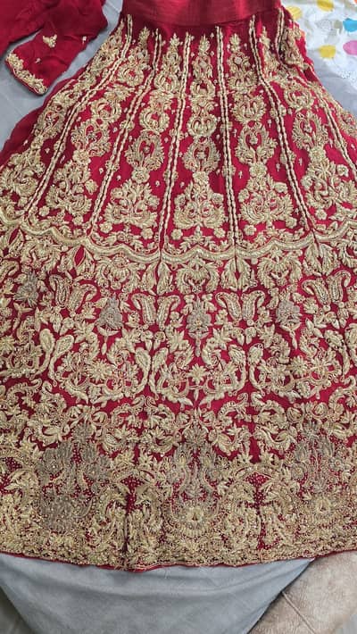 Beautiful Bright red Lehnga Choli