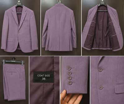 Men's Formal 2 Piece Suit | Coat Size 38 | Pant Size 32