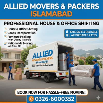Movers & packers /House Shifting/Loading/unloading/Office Shifting