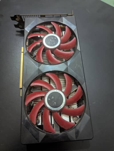 XFX Dual Fan Graphics Card (PCIe, 6-Pin Power) – Good Condition