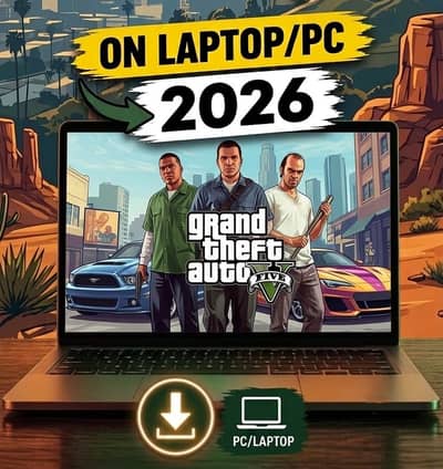 GTA V MODDED PC/LAPTOP GAMES INSTALL KRWAYE ALL OVER PAKISTAN GTA 5