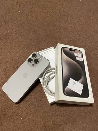 iPhone 15 Pro JV with original box and cable
