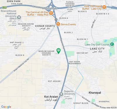 3 MARLA RESIDENTIAL PLOT FOR SALE IN B -BLOCK -AL-KABIR TOWN PHASE 2.