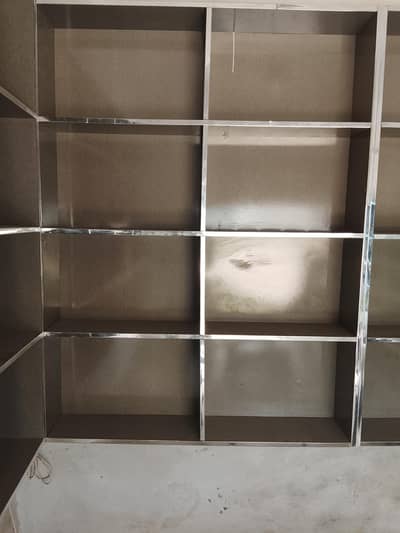 shop counter and racks