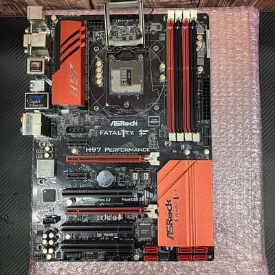 asrock h97 4th gen motherboard with i7 4790 with 4gb ram
