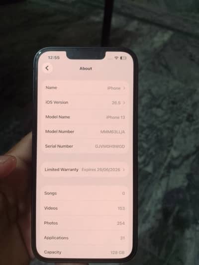 Apple iPhone 13 non pta jv 128 gb