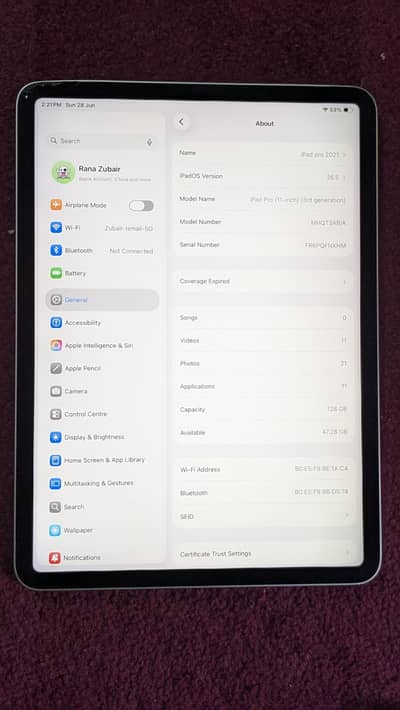 IPAD PRO M1