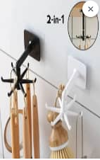 Kitchen Tools Spoon Holder Stand 360 Degrees Rotated Punch-Free Rack