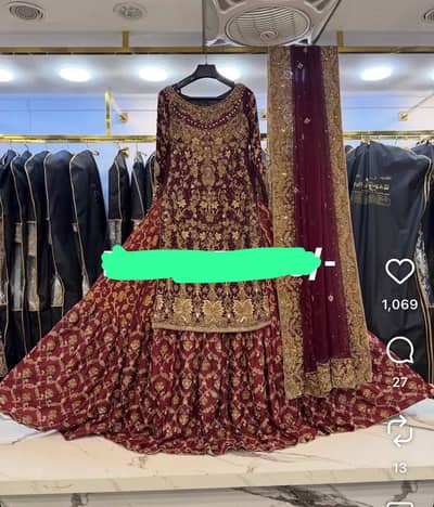 Farshi bridal lehnga