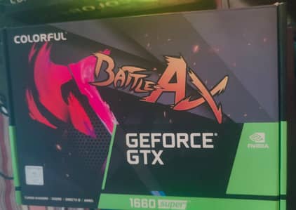 GTX 1660 super with box