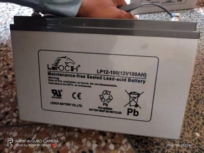 LEOCH 12V100AH BATTERY