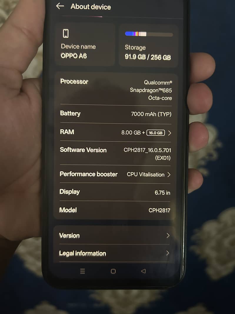 OPPO A6 8