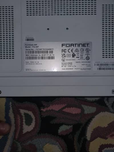 Title: Fortinet FortiGate 40F Next-Generation Firewall - Excellent