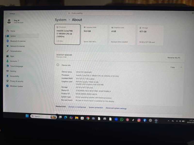 Dell Precision 5540 8