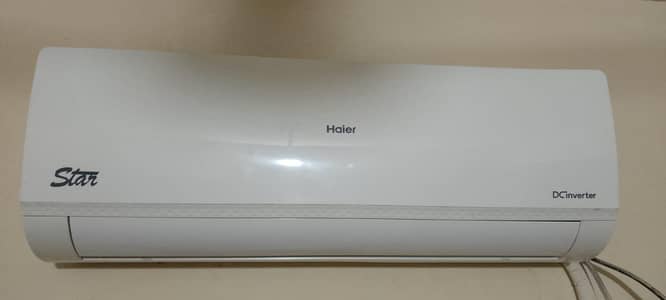 Haier dc invertor ac in warranty heat and cool origional gas