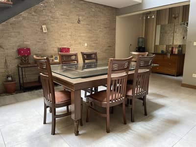 Two level dining set