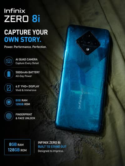 Selling Mobile  Infiniz Zero 8i ,with 8/10 comdotion