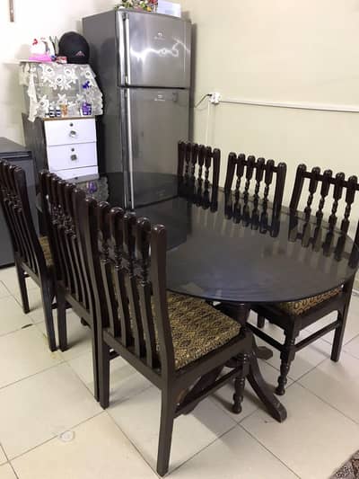 Heavy wooden Dining Table