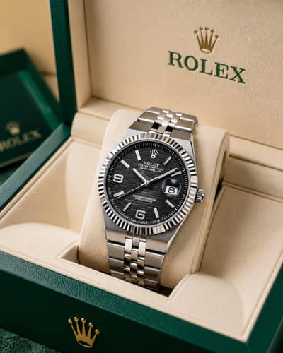 Rolex Style Luxury Watch - Premium Stainless Steel