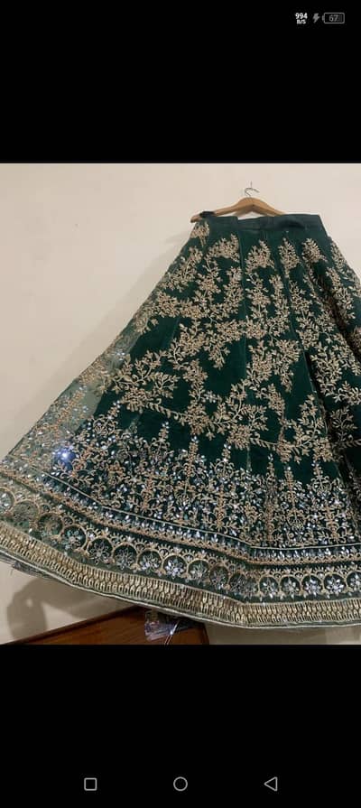 bridal mehndi dress
