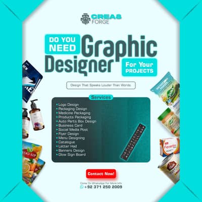 Professional Graphic Design & Packaging Services – Premium Quality