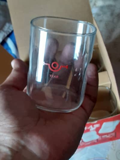 Vintage 1980 Two Boxes 4 Glasses in Each Box.